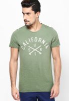 Jack & Jones Green Crew Neck T Shirt