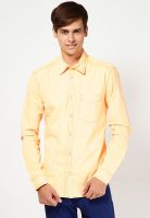 Jack & Jones Yellow Casual Shirts