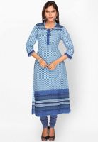 Jashn Blue Printed Kurtis