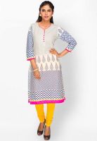 Jashn Blue Printed Kurtis