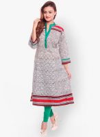 Kurti'S White Printed Kurtis