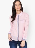 Lee Cooper Pink Printed Shirt