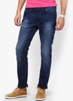 Lee Dark Blue Skinny Fit Jeans (Bruce)