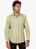 Lee Marc Green Regular Fit Casual Shirt