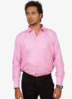Lee Marc Pink Regular Fit Casual Shirt