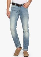 Locomotive Blue Low Rise Slim Fit Jeans