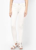 MANGO-Outlet Mango White Skinny Paty Jeans