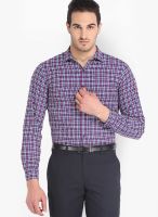 Mark Taylor Check Blue Formal Shirt