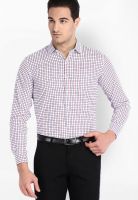 Mark Taylor Check Red Formal Shirt