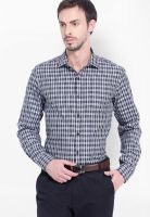 Mark Taylor Grey Check Slim Fit Formal Shirt