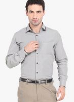 Mark Taylor Solid Grey Color Formal Shirt
