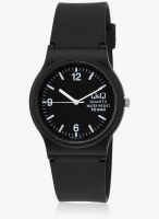 Q&Q Vp46j011y-Sor Black/Black Analog Watch