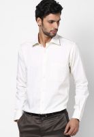 Raymond Cream Formal Shirt (Contemporary Fit)