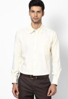 Raymond Yellow Contemporary Fit Formal Shirt