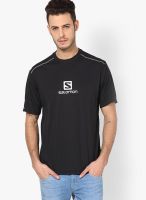 Salomon Black Round Neck T-Shirt