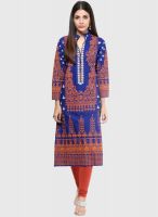 Shree Blue Printed Kurta