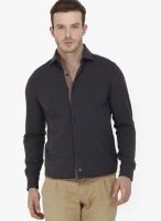 Smokestack Solid Dark Grey Casual Shirt