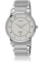 Timex Ti000r422 Silver/White Analog Watch