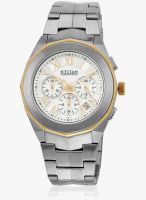 Titan Ne1563Bm02 Silver/Silver Chronograph Watch