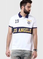 Ucla White Polo T-Shirt