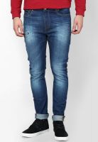 United Colors of Benetton Blue Low Rise Slim Fit Jeans