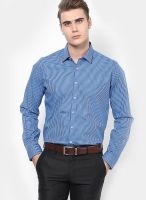 Van Heusen Blue Check Slim Fit Formal Shirt