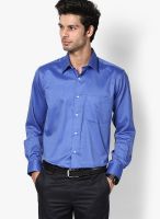 Van Heusen Blue Regular Fit Formal Shirt