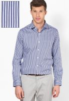 Wills Lifestyle Blue Formal Shirt