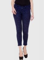 Xblues Blue Printed Jeans