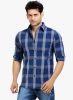 London_Bee_Navy_Blue_Checked_Slim_F.jpg