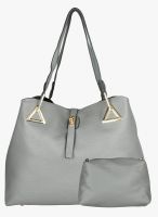 20dresses Grey Polyurethane (Pu) Handbag