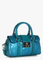 Alessia Turquoise Polyurethane (Pu) Handbag