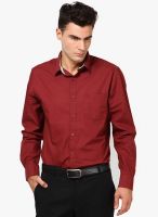 Allen Solly RED FORMAL SHIRT