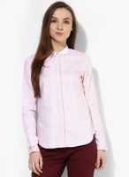 Annabelle By Pantaloons Pink Solid Shirt