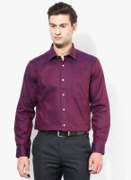 Arrow Purple Regular Fit Formal Shirt