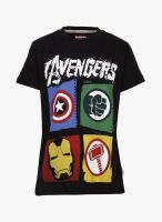 Avengers Black T-Shirt