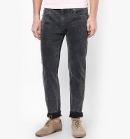 Bellfield Dark Grey Slim Fit Jeans