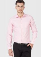 Black Coffee Pink Slim Fit Formal Shirt