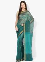 Bunkar Green Printed Saree