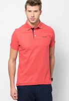 Converse Pink Solid Polo T-Shirts