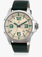 Daniel Klein DK10592-7 Green/Silver Analog Watch