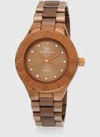 Daniel Klein Dk10162-1 Bronze/Maroom Analog Watch