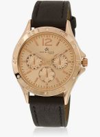 Daniel Klein Dk10265-4 Brown/Golden Analog Watch