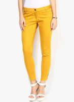 Fame Forever By Lifestyle Mustard Yellow Printed Jean