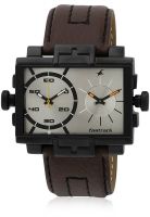 Fastrack Midnight Party 3096Nl02-Dc315 Brown/Silver Analog Watch