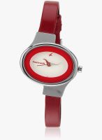 Fastrack Ne6015Sl01-D315 Red/Pink Analog Watch