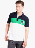 Fitz Green Striped Polo T-Shirt