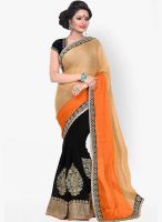 Florence Beige Embroidered Saree