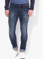 Forca By Lifestyle Blue Skinny Fit Jeans