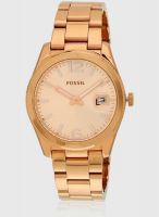 Fossil Es3587i Golden/Rose Analog Watch
